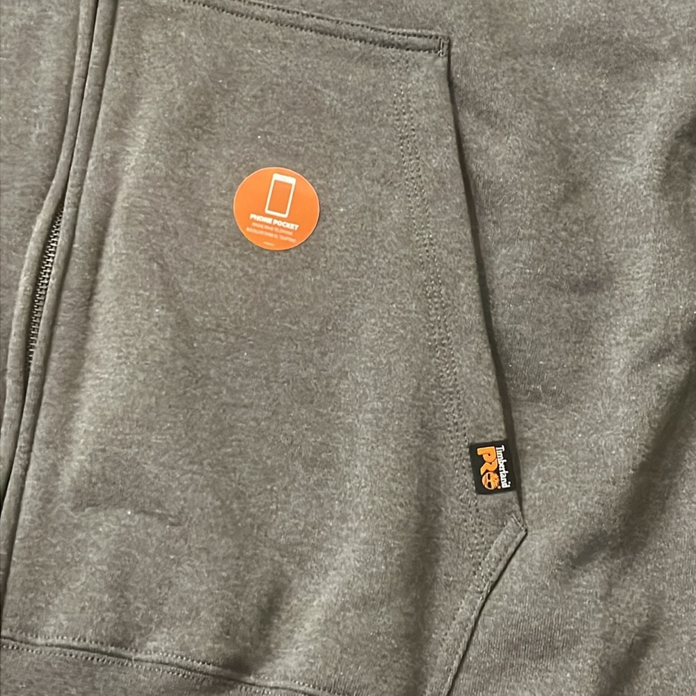 Timberland Pro Rain Repel Sport Full Zip Hoodie Sweatshirt Jacket Mens 3XLT Tall - Picture 7 of 16